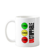 Unstoppable Infinity Stop Sign Coffee Mugs
