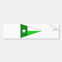 UNT Sailing Burgee Bumper Stickers
