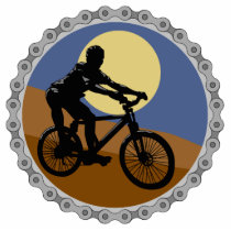 untain bike chain sprocket design acrylic cut out