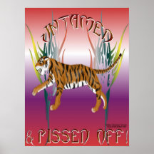 Untamed Tiger Framed Print