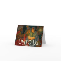 Unto Us a Son Card