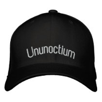 Ununoctium Embroidered Baseball Cap