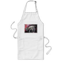 Unusual Chinese Crested Aprons