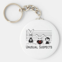 Unusual Suspects Key Chain