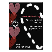 UnValentine Personalized Invitation