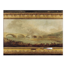 Unveiling of the Pont de Neuilly, 1772 Post Card