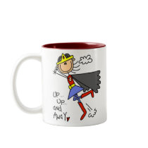 Up and Away Girl Hero Mug