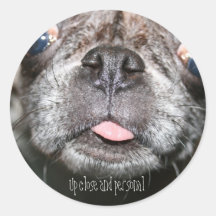 Up close and personal sticker