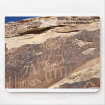 up close with ancient writing mouse mat