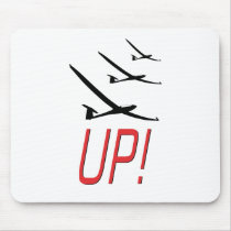 UP !  Glider Sailplane Mouse Pad