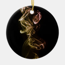 Up in smoke christmas tree ornament
