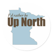 Up North - Minnesota Stickers