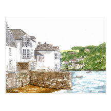 'Up-River' Postcard