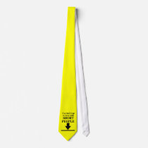 Up To Here With Short People Funny Tie Humour