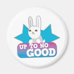 UP TO NO GOOD bunny Fridge Magnet