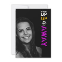 Up Up & Away Graduation Invitation
