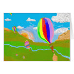 Up Up Up And Away Greeting Card