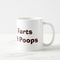 Up with FartsDown with Poops mugs