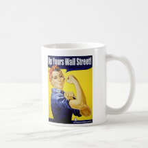 Up Yours Wall Street Coffee Mugs