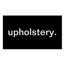 Upholstery Business Card Templates