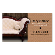 Upholstery Expert, Furniture Designer business cards