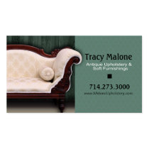 Upholstery Expert, Furniture Designer business cards
