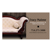 Upholstery Expert, Furniture Designer business cards