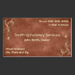Upholstery Upholsterer Leather Business Card business cards