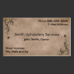 Upholstery Upholsterer Leather Business Card business cards