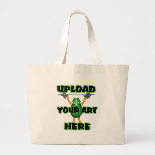 Upload art on custom zazzle tote bags by  Valxart