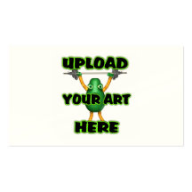 Upload art to 2 side indestructible business card