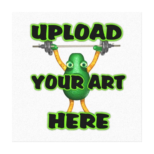 Upload art to canvas wrapped gloss print canvas prints
