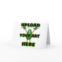 Upload your art on custom zazzle items by Valxart Card
