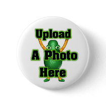 Upload your photo to template products pinback button