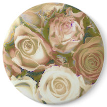 Upon a Time, Roses, Round Pin Button Template