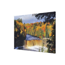 Upper Tahquamenon Falls in UP Michigan in autumn