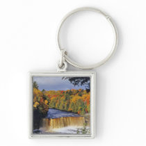 Upper Tahquamenon Falls in UP Michigan in autumn Key Chains