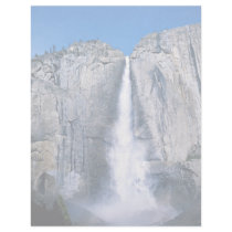 Upper Yosemite Falls, California, U.S.A. Letterhead Design