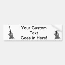 Upright acoustic bass being played by two hands bumper sticker