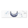 Upright Cresent Bumper Sticker
