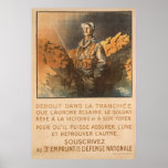 Upright in the Trenches - French posters