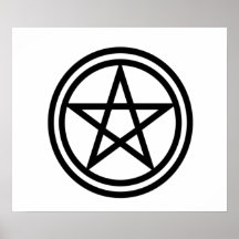 Upright Pentagram Posters