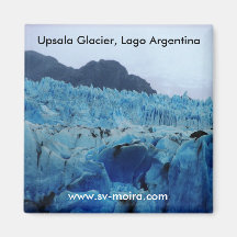 Upsala Glacier, Lago Argentina Refrigerator Magnets