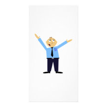 Upset Yelling Man Picture Card