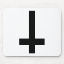 Upside Down Cross Mousepad