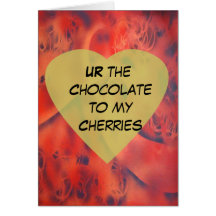 UR le chocolat à mes cerises Carte