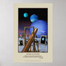 Uranus and Neptune Print