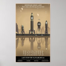 Uranus rest stop print