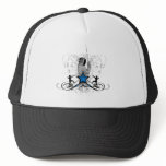 Urban and Hip Fencing Illustration Trucker Hats