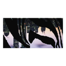 Urban Animal Customized Photo Card